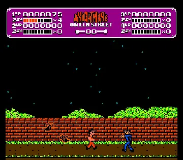 Nightmare on Elm Street, A (USA) screen shot game playing